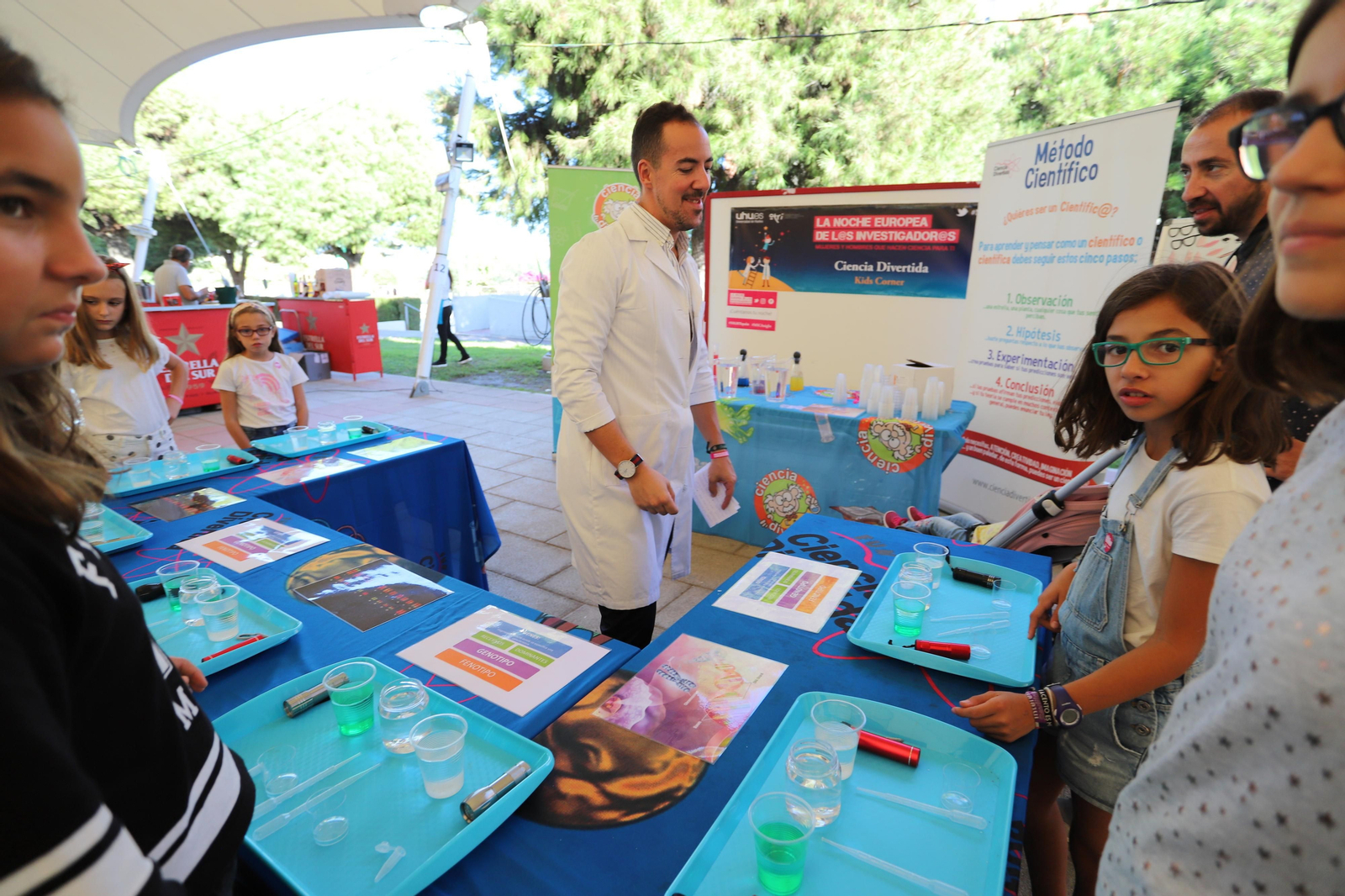 Imágenes de la inauguración de la Noche Europea de los Investigadores