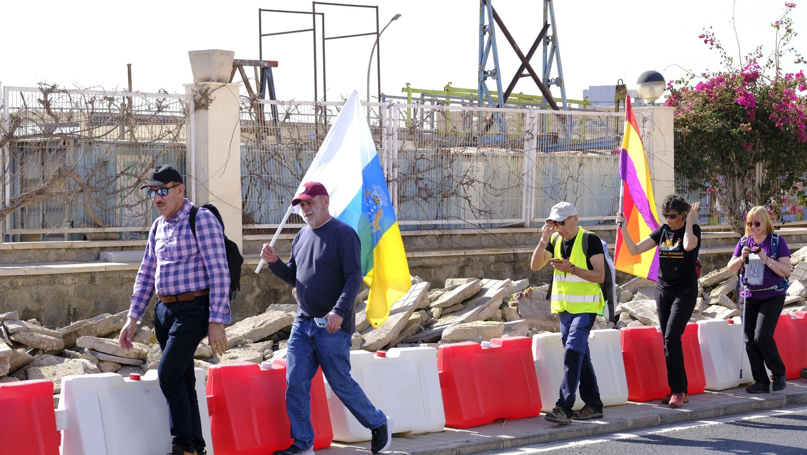 La Marcha de la Desbandá, en imágenes