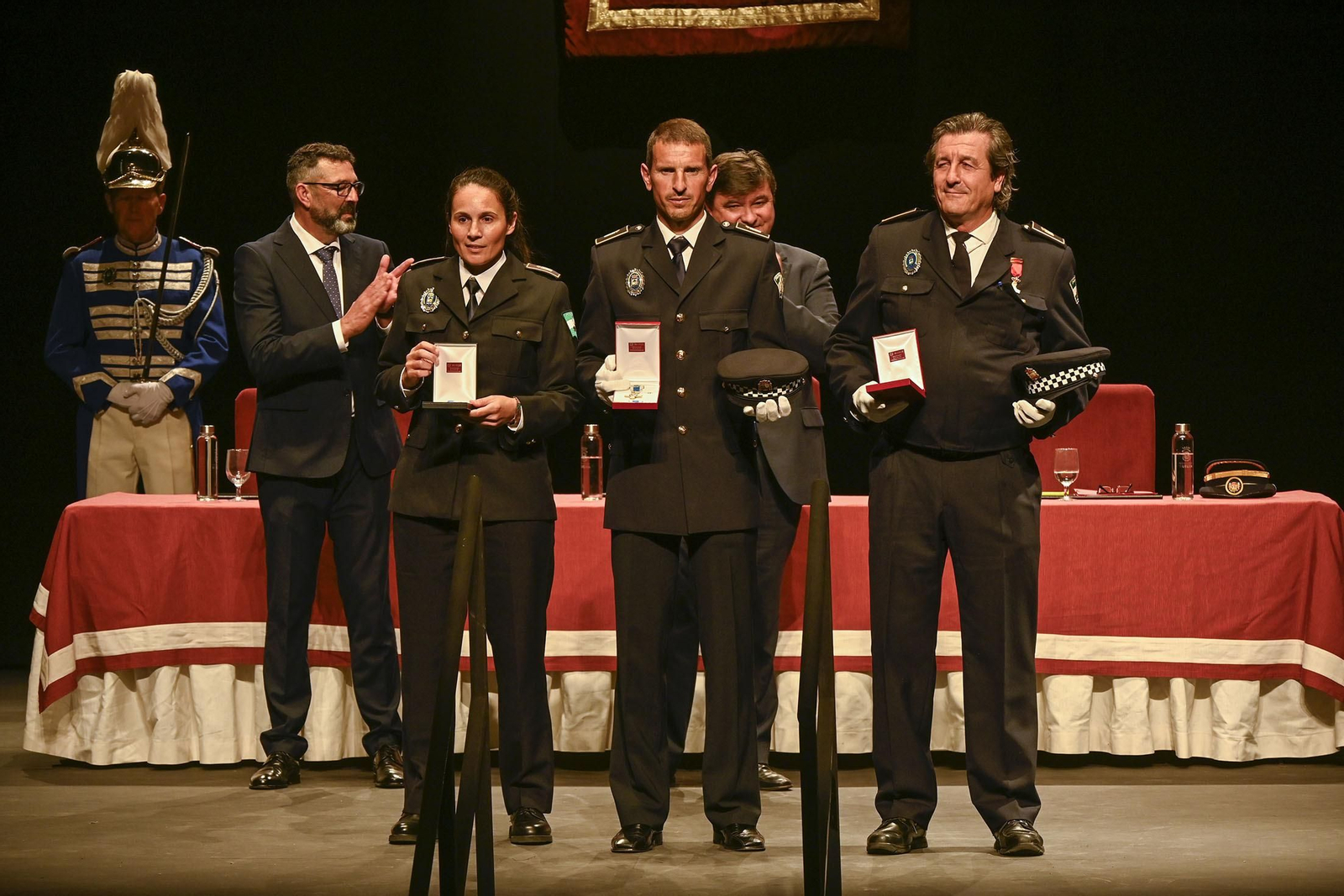 Imágenes del acto del Día de la Policía Local de Huelva