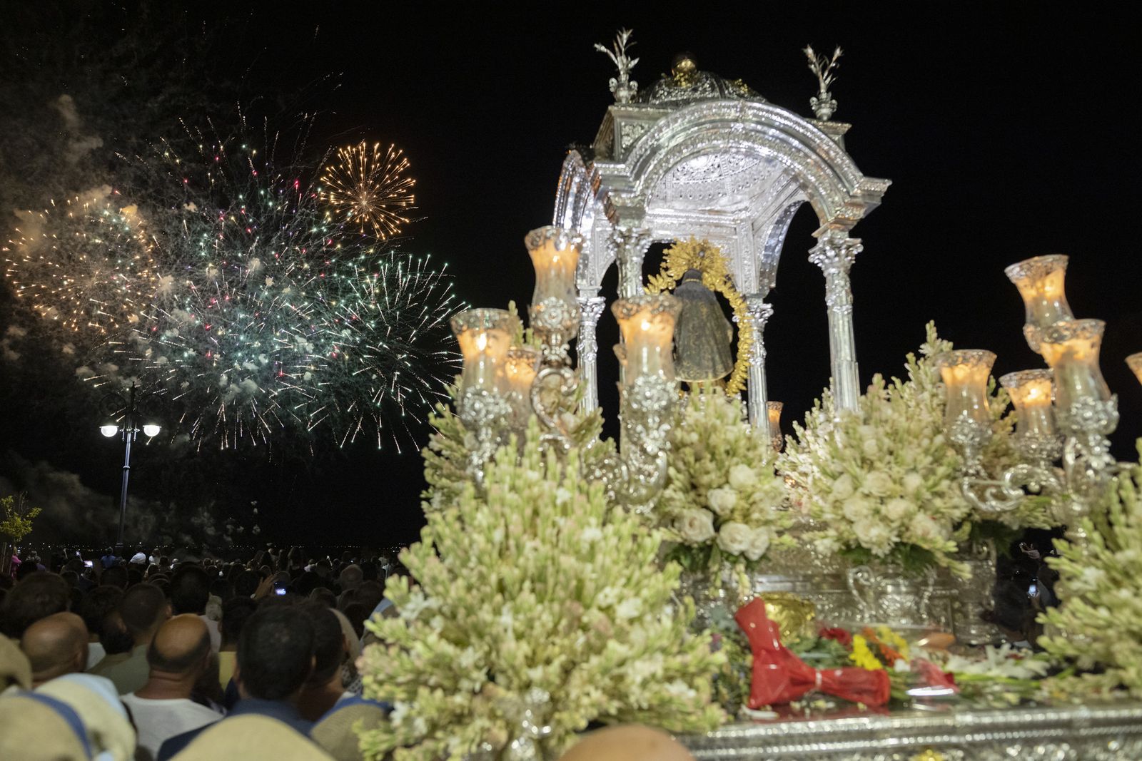 Imágenes de la recogida de la Virgen de la Cinta 2022