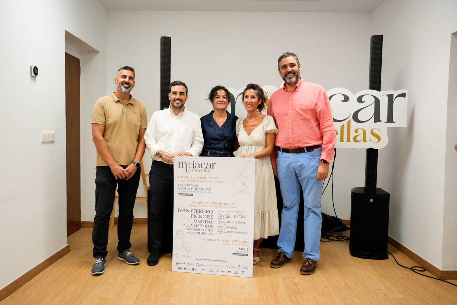 Acto de presentación de la programación completa de Mojácar 5 Estrellas.