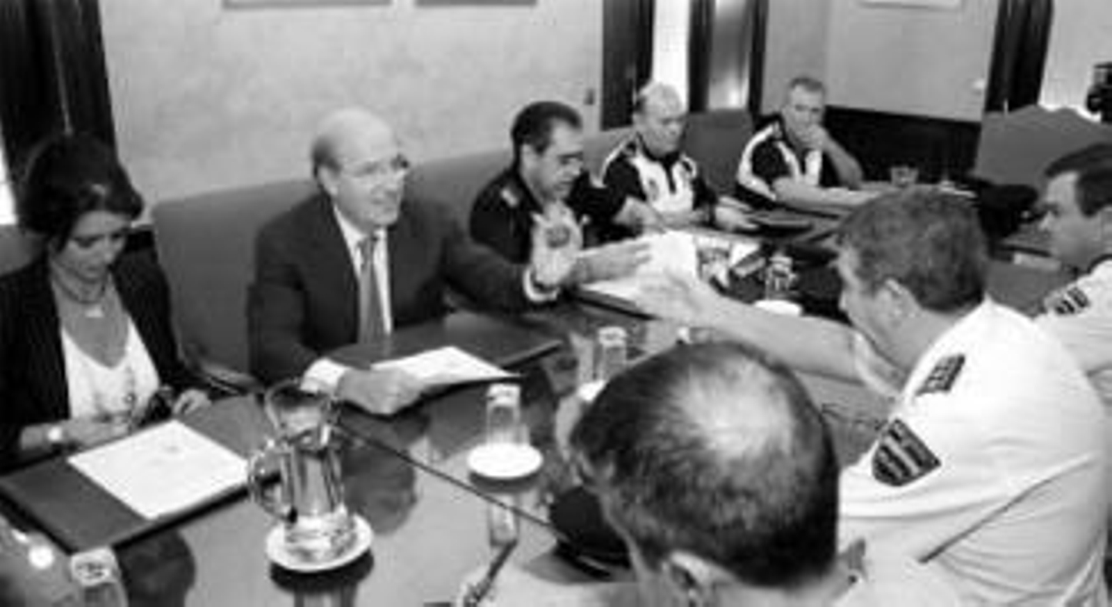 Imagen de la reunión de la Junta Local de Seguridad.