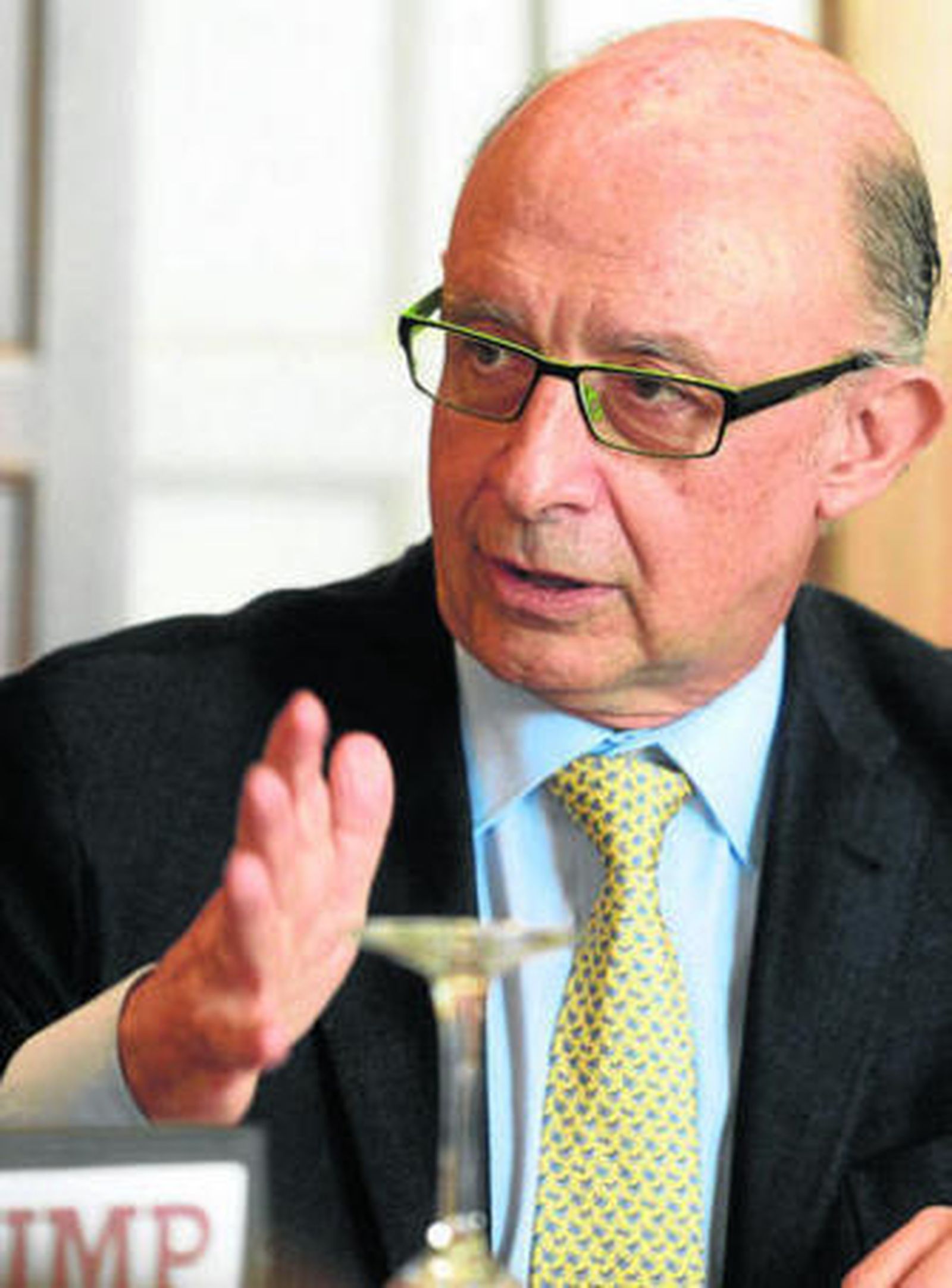 Cristóbal Montoro, ayer, en Santander.