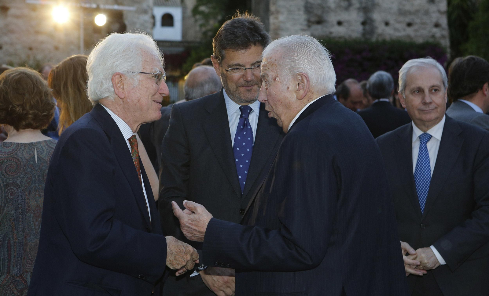 Rafael Atienza, Rafael Catalá y Manuel Olivencia.