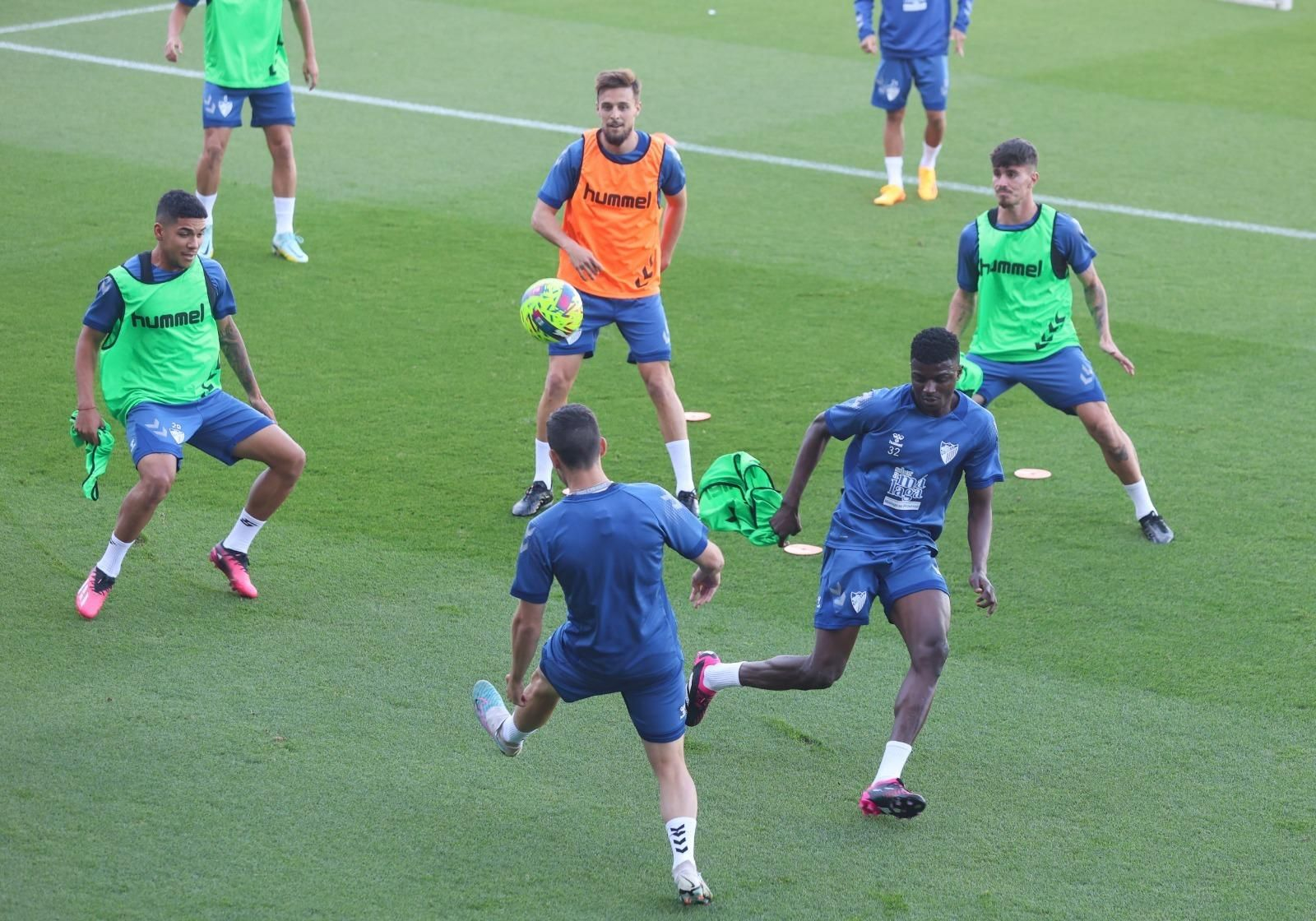 Entrenamiento del Málaga, esta semana. Entrenamiento del Málaga, esta semana.