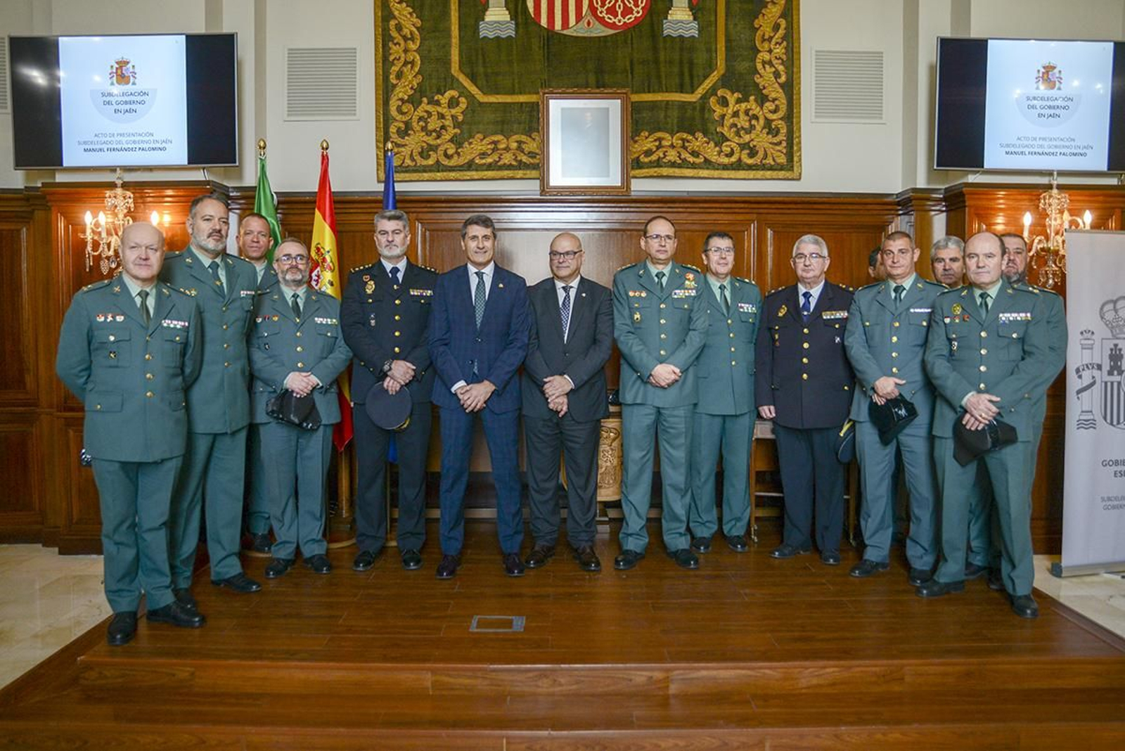 Presentación del subdelegado del Gobierno de España en Jaén, Manuel Fernández.