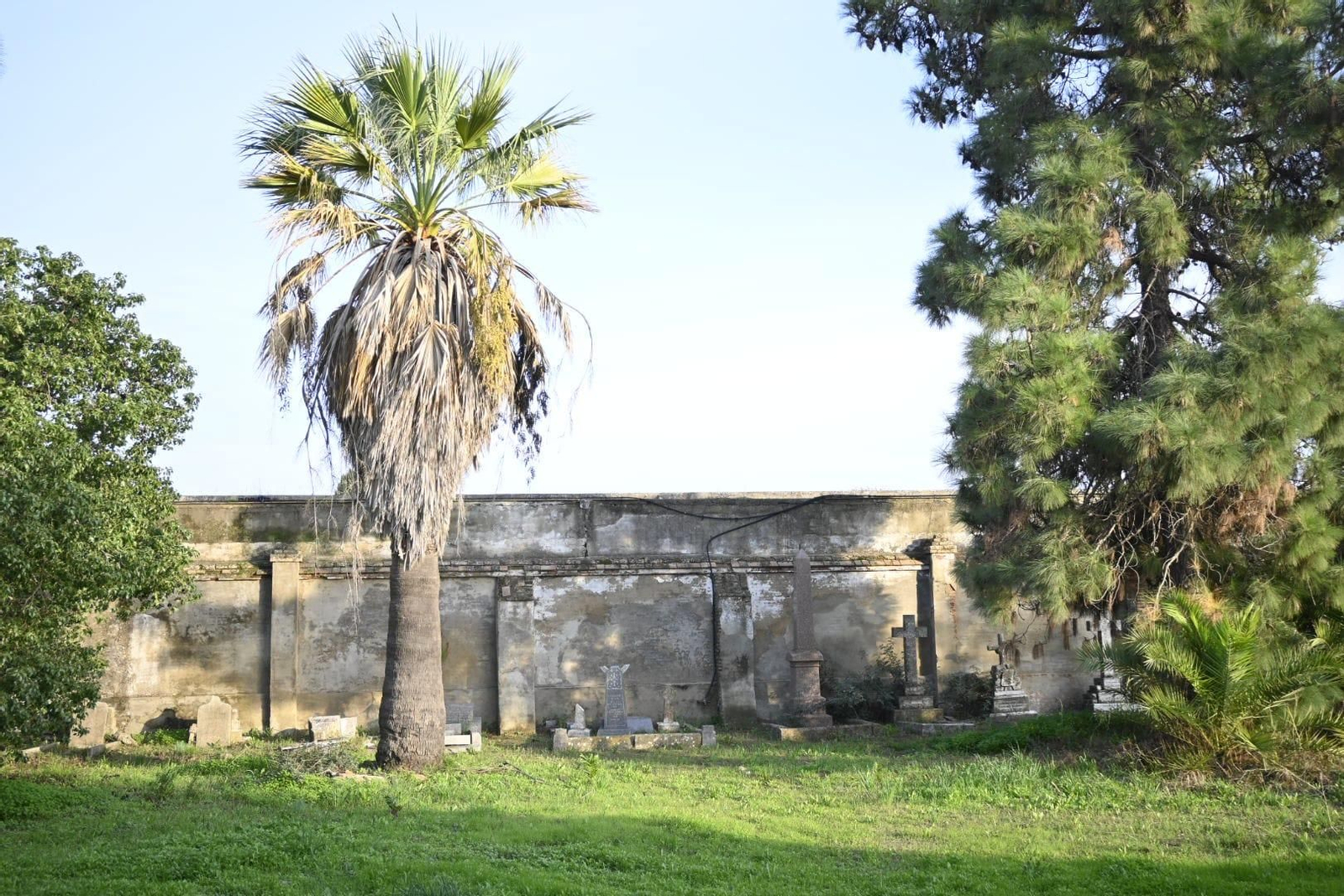 Tumbas en el Cementerio Británico de Huelva.