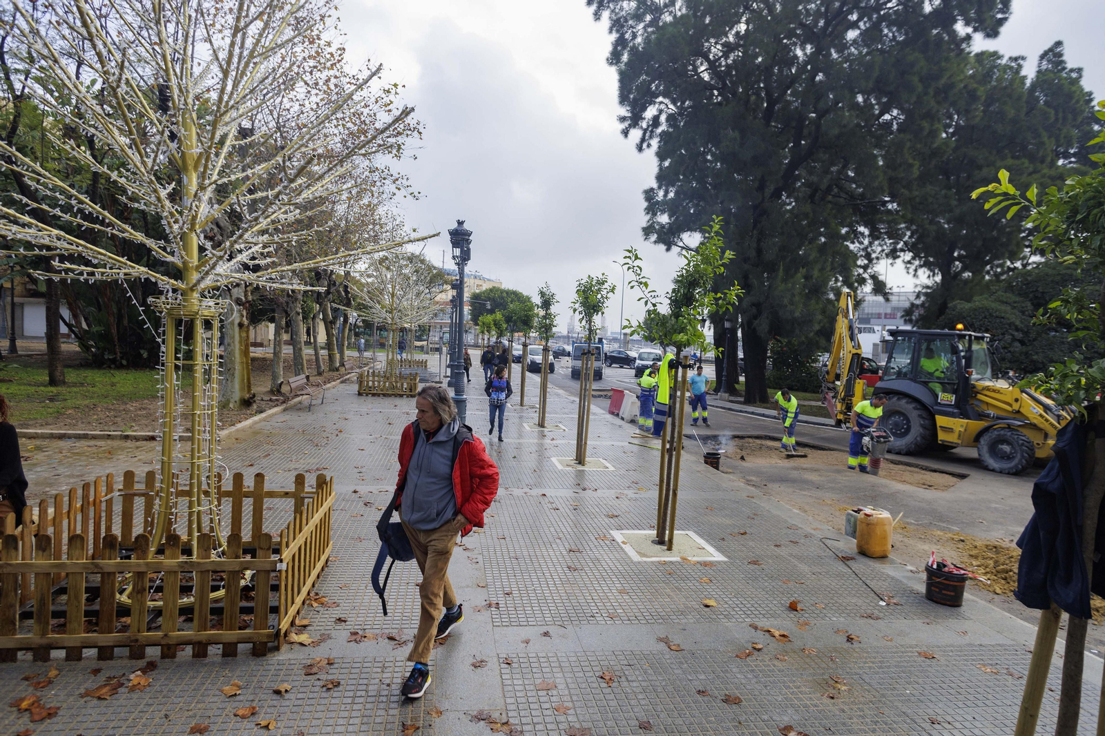 Las imágenes de la apertura de la nueva plaza de España. Las imágenes de la apertura de la nueva plaza de España.