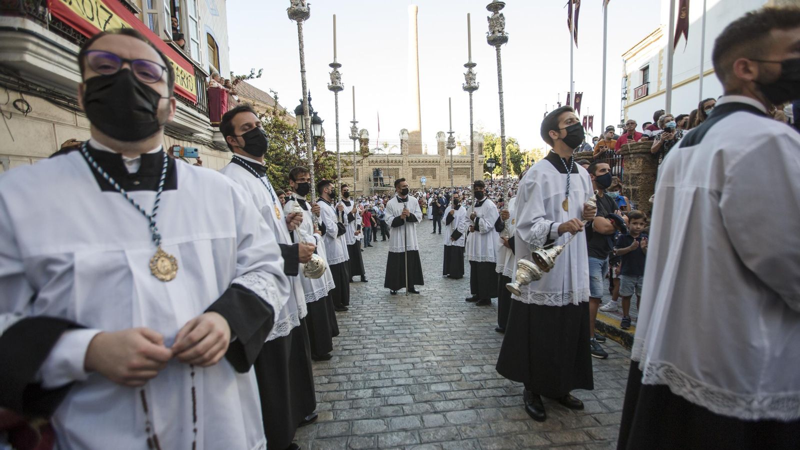 Las imágenes de la procesión de la Virgen del Rosario