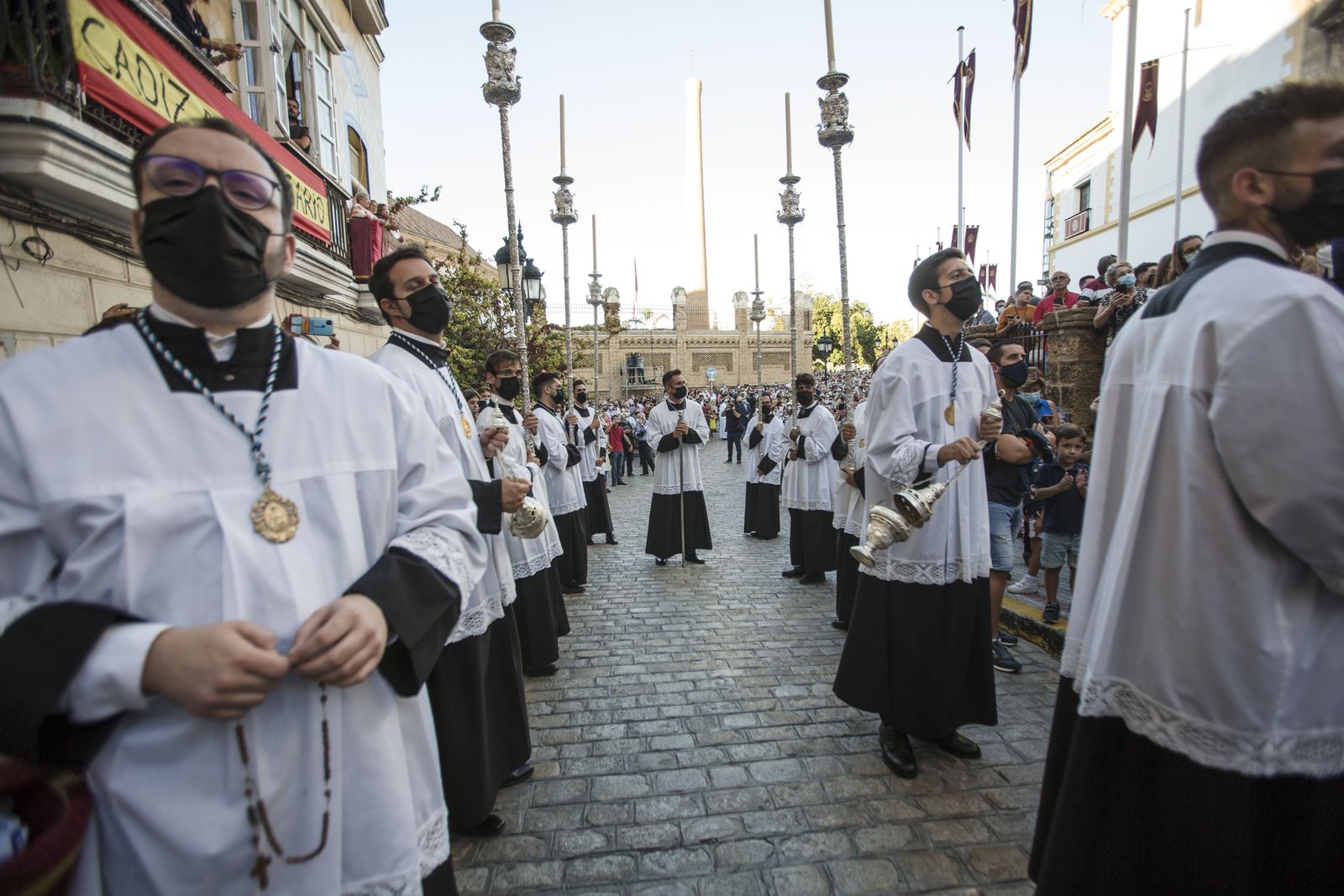 Las imágenes de la procesión de la Virgen del Rosario