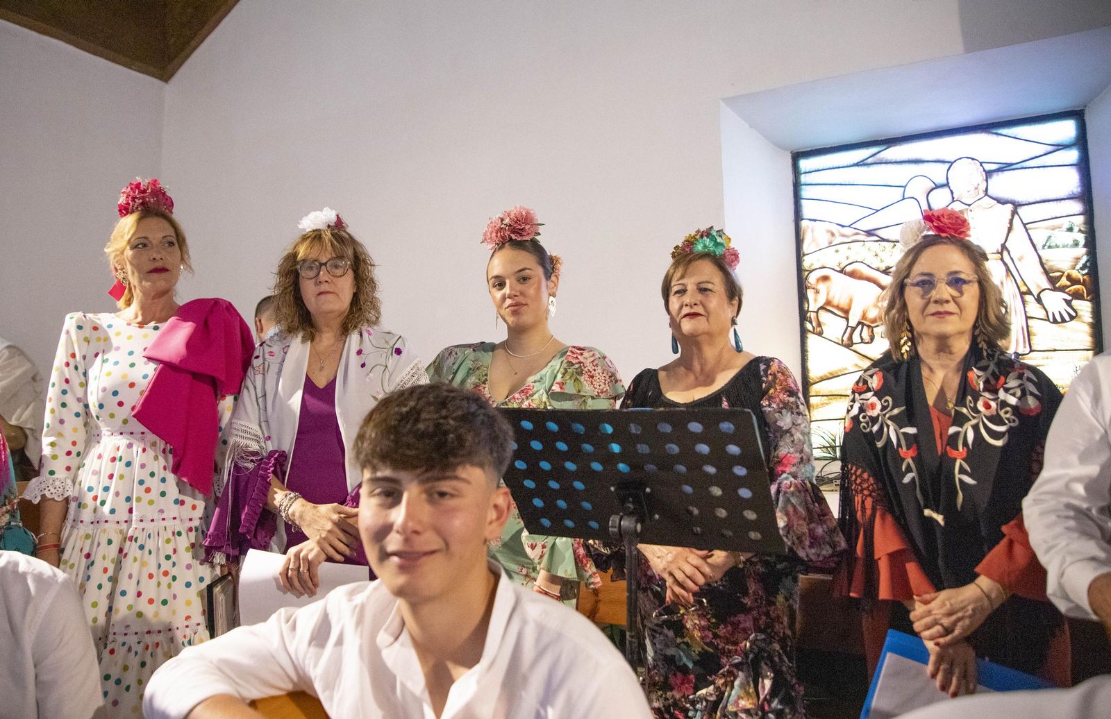 Las imágnes de la misa y procesión en honor a San Marcos en El Ejido