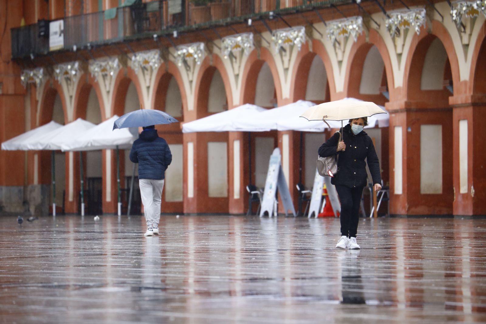 Las fotografías del paso de la borrasca Filomena por Córdoba