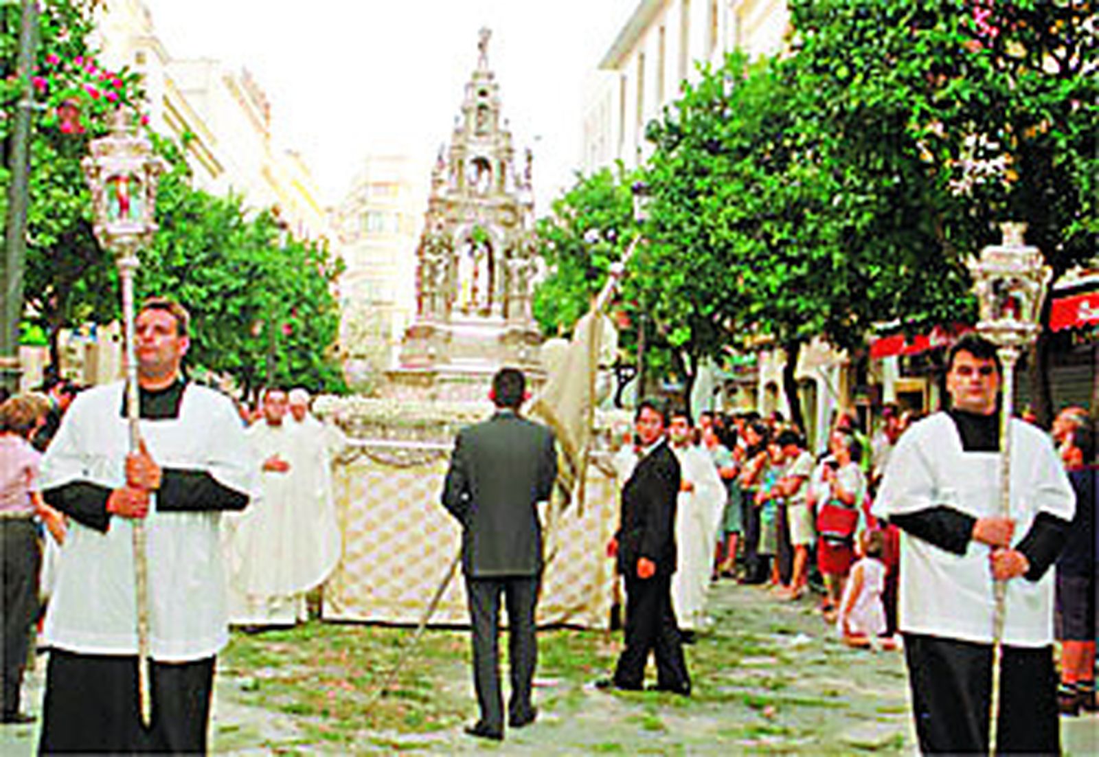 Procesión del Corpus de hace una década.