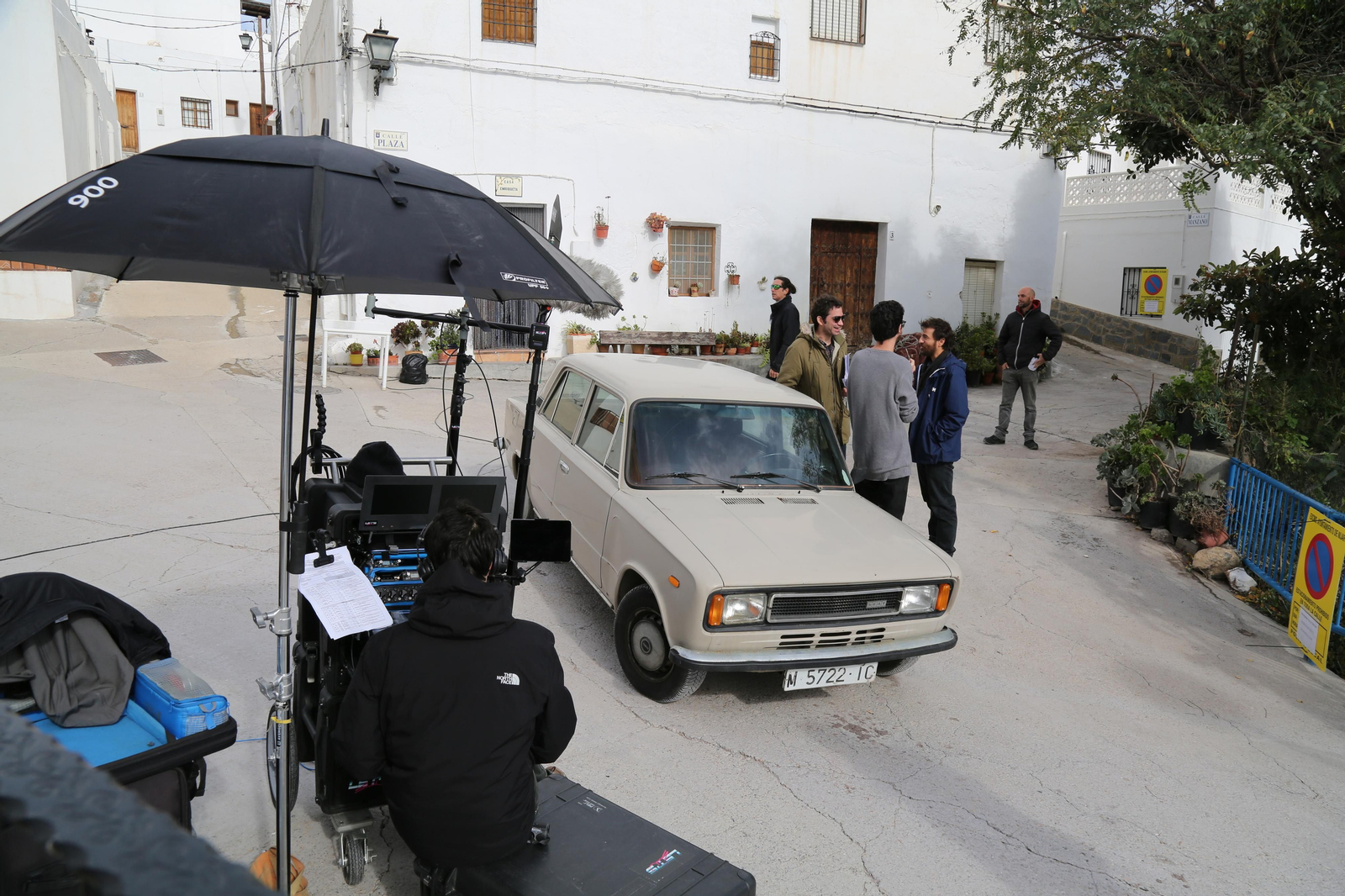 Rodaje del corto ‘Bajo la palmera’ en Huebro en Níjar