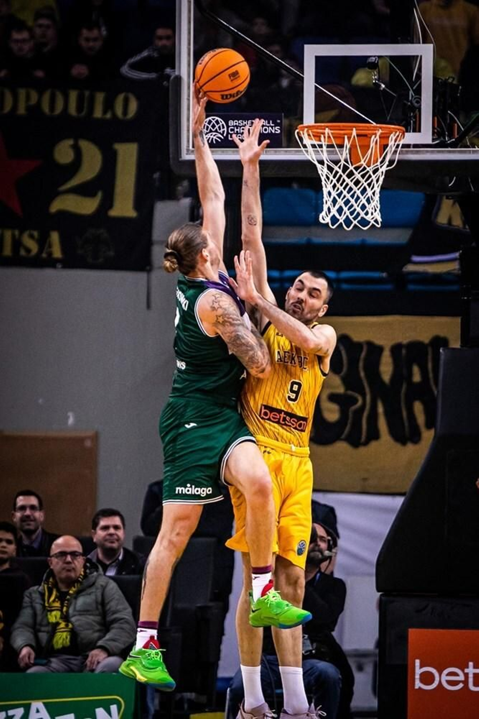 El AEK - Unicaja de la BCL, en fotos