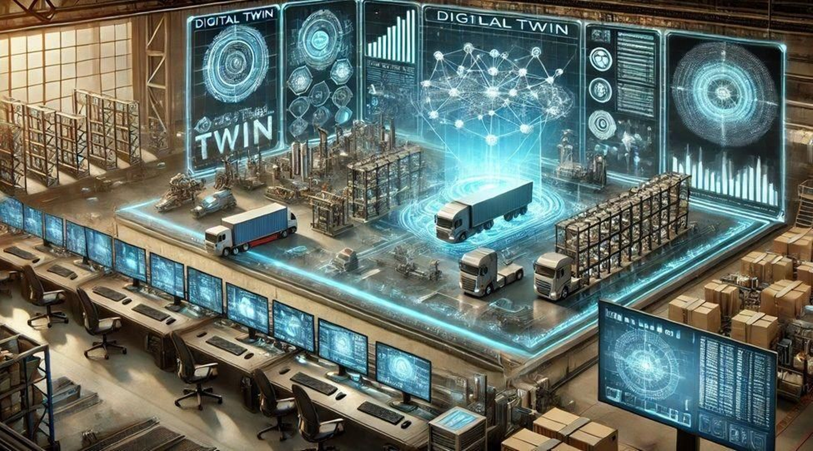 Gemelo digital de un centro logístico