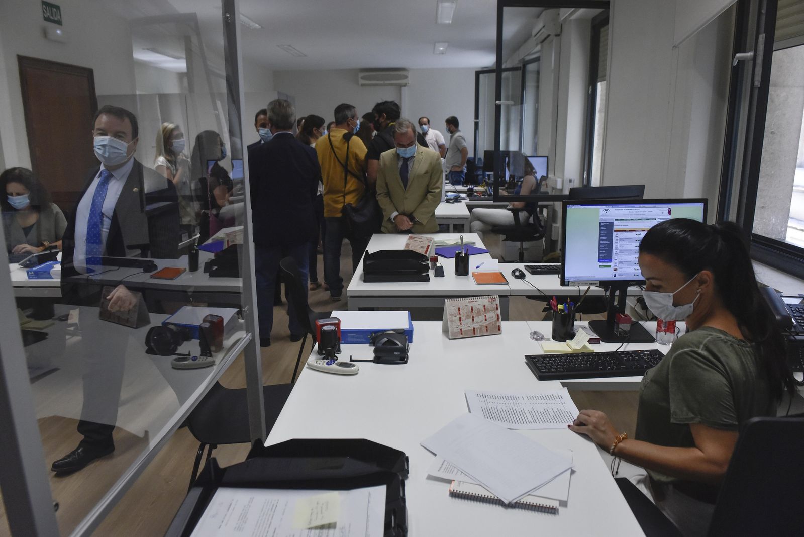 Las dependencias del Juzgado de lo Penal número 16, que dictó la primera sentencia.