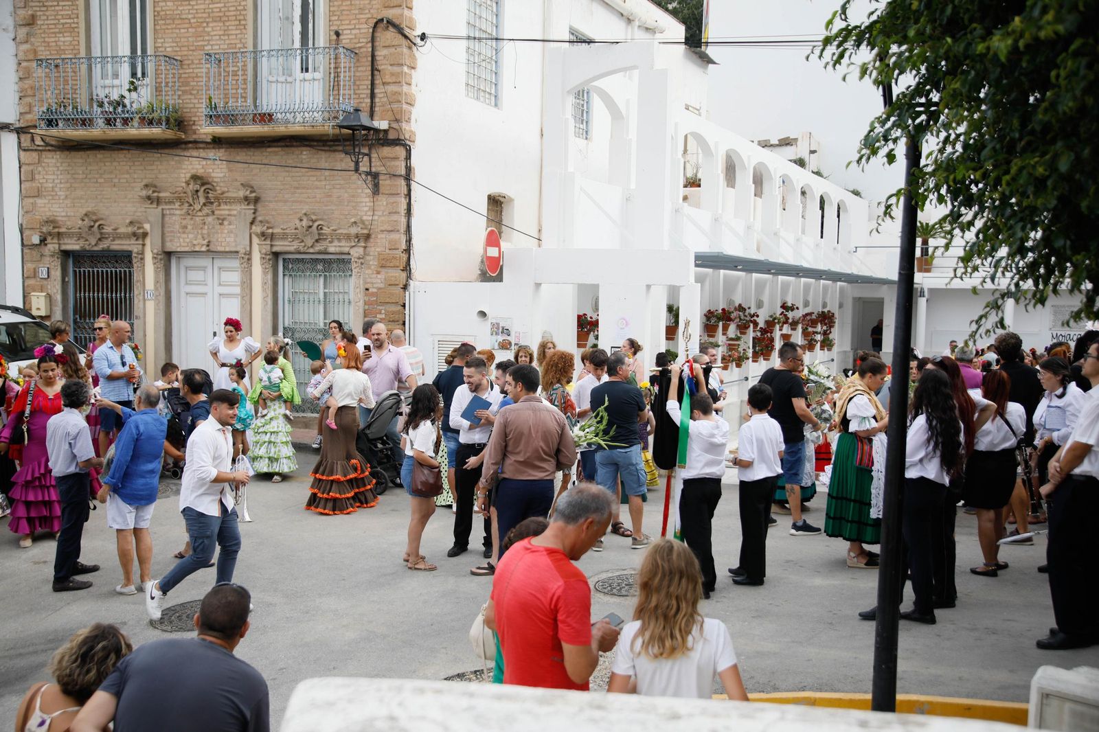 La Subida del Agua de las fiestas de Mojácar, en imágenes
