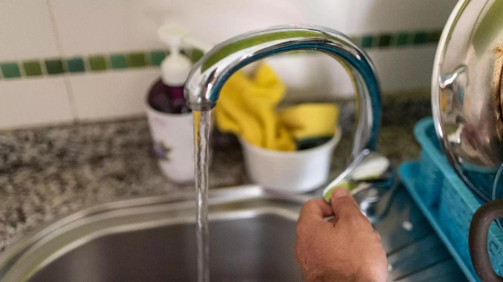 Un grifo de una vivienda gaditana.