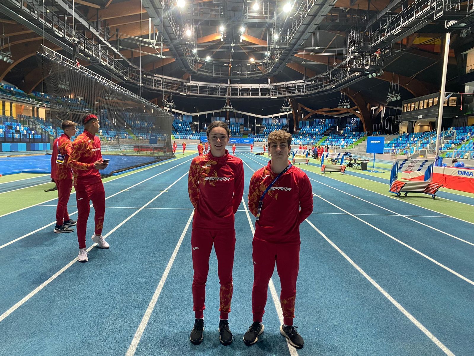 Ana Prieto y Alejandro Rueda, del Bahía de Algeciras.