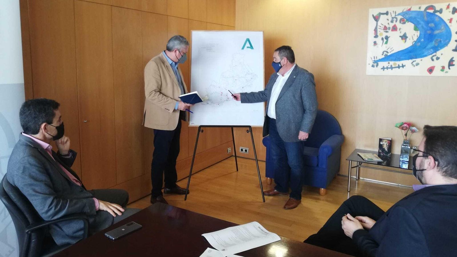 Reunión del Comité Territorial de Alertas de Salud Pública en Almería.