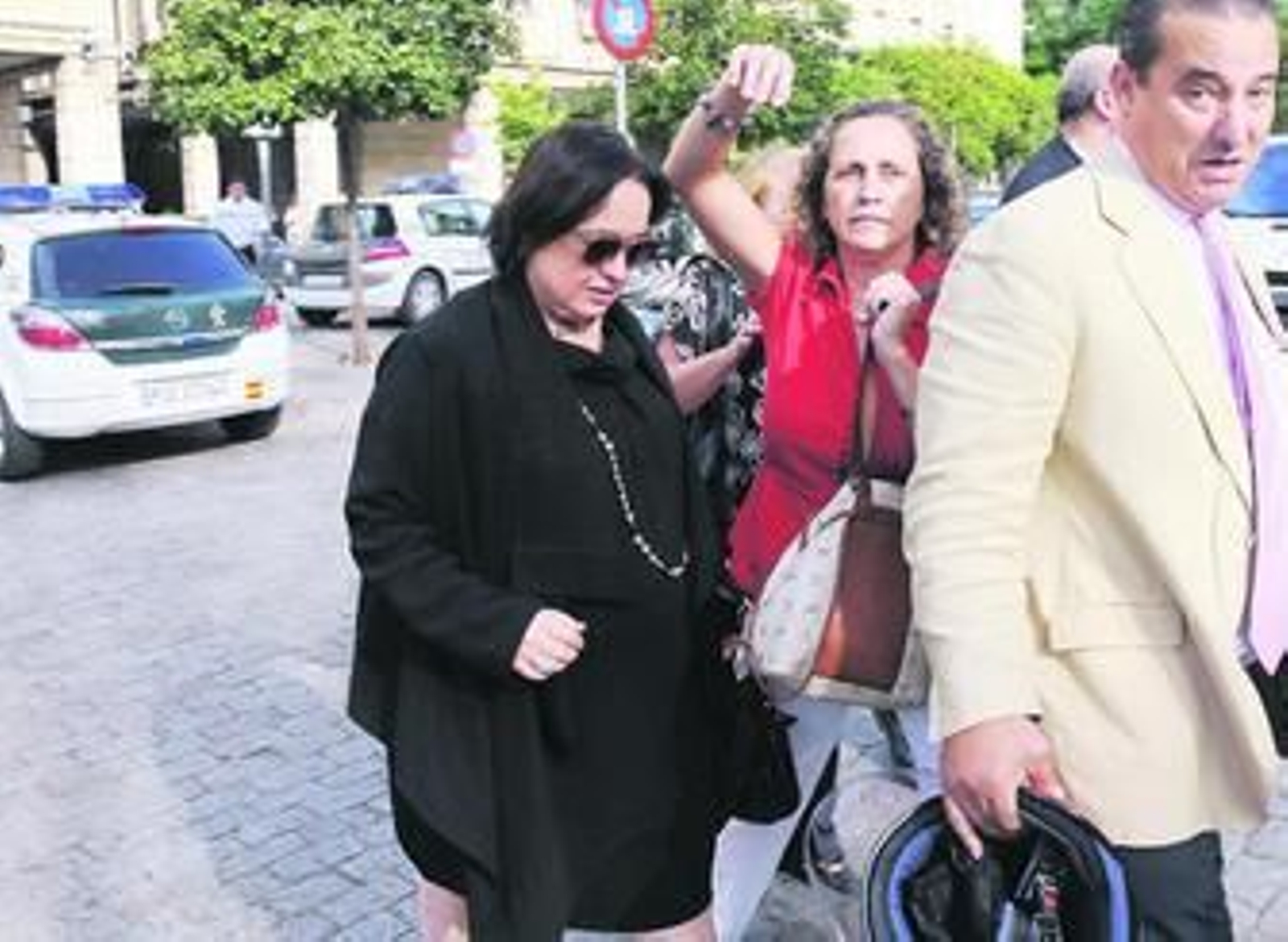 La técnico María Victoria Bustamante, el pasado lunes en los juzgados.