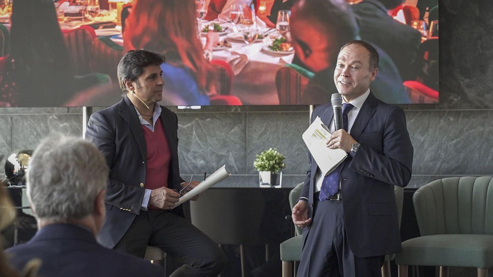 Francisco Rivera y Ángel Piña, en la presentación del libro.