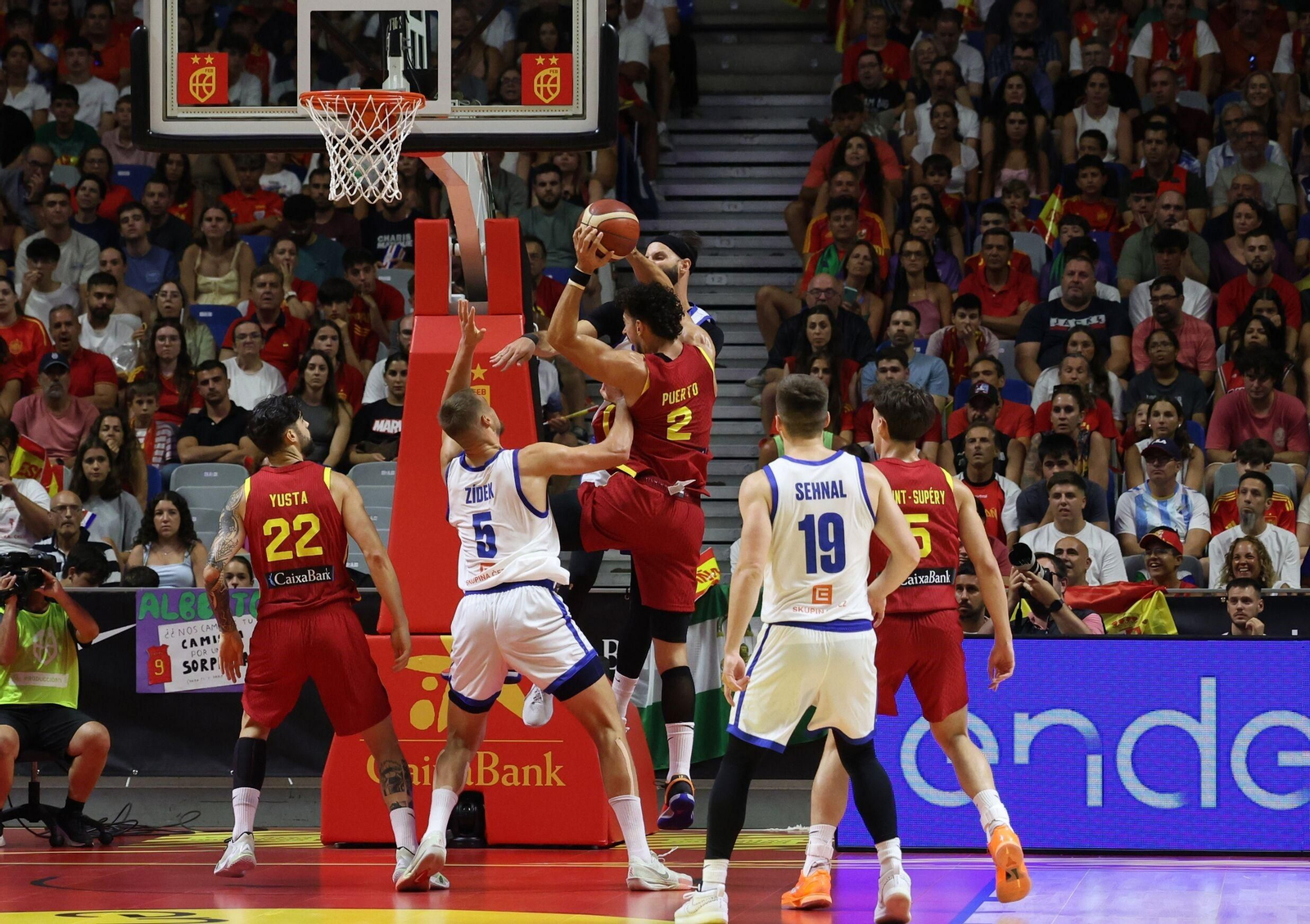 España-República Checa, en fotos