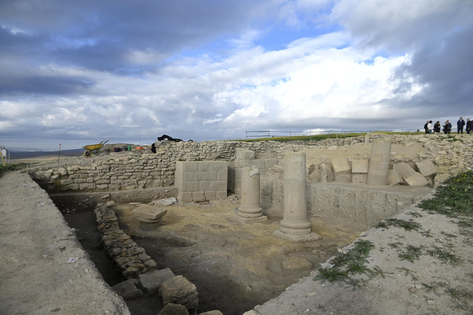 Parte del complejo religioso romano de época republicana descubierto en Ategua. Parte del complejo religioso romano de época republicana descubierto en Ategua.