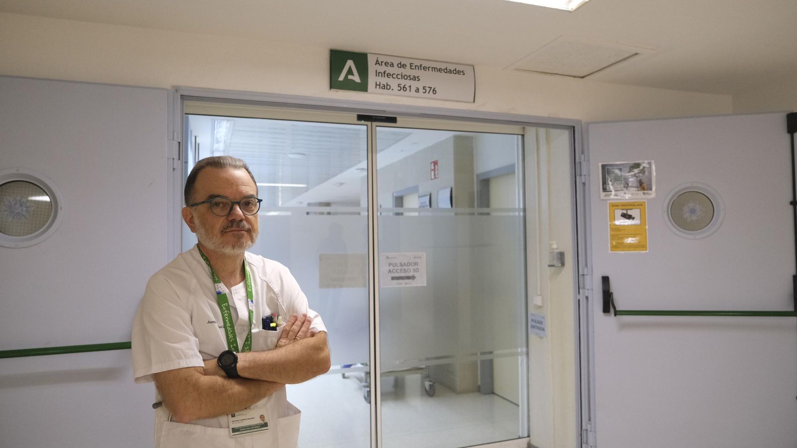 Antonio Collado, jefe del área de Enfermedades Infecciosas del Hospital de Torrecárdenas en Almería.