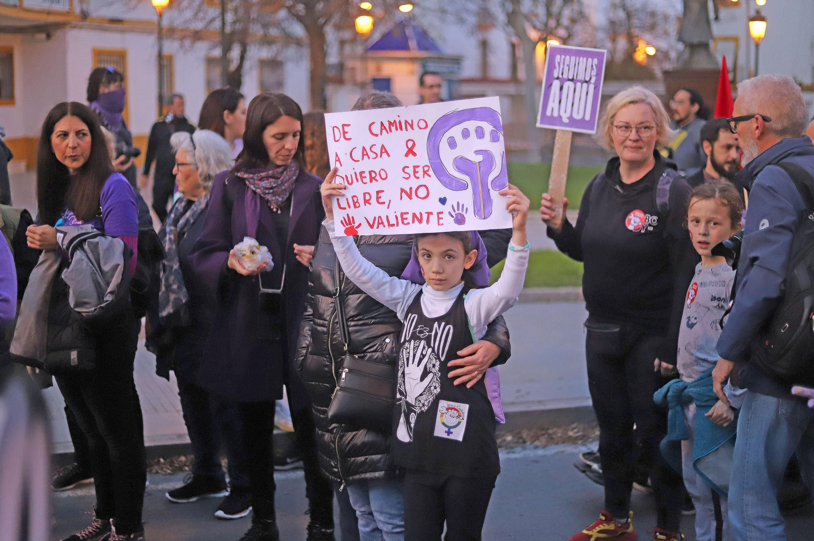 Imágenes de la manifestación del 8 de marzo, Día Internacional de la Mujer