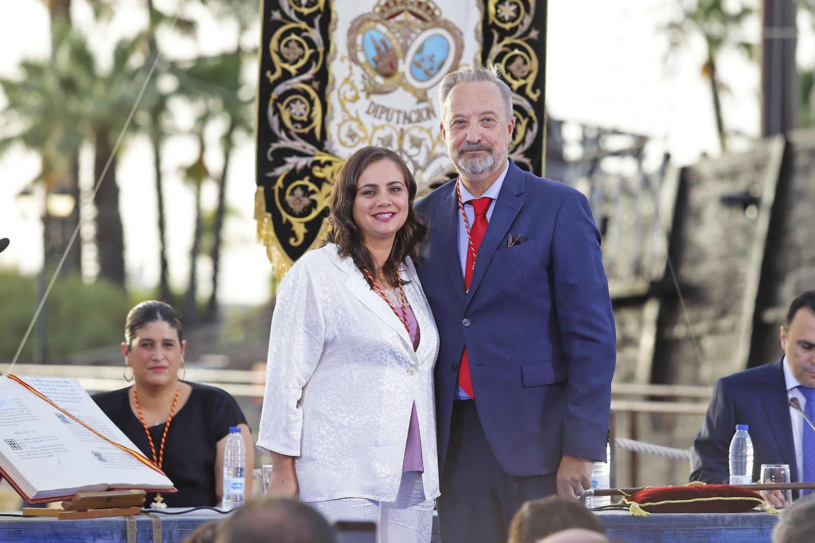 Imágenes de la constitución de la Diputación de Huelva