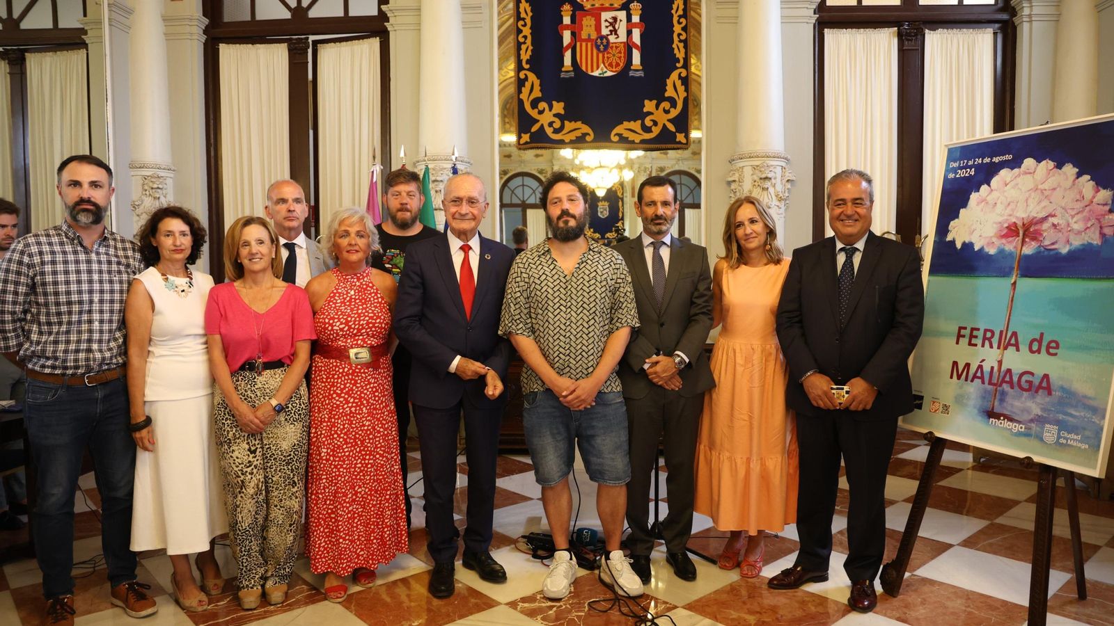 Presentación del pregón de la Feria de Málaga 2024. Presentación del pregón de la Feria de Málaga 2024.
