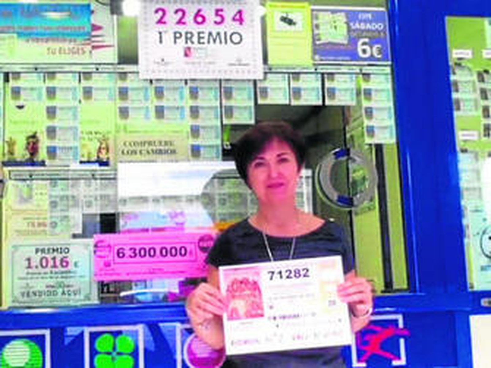 Loteros solidarios ante un robo de décimos