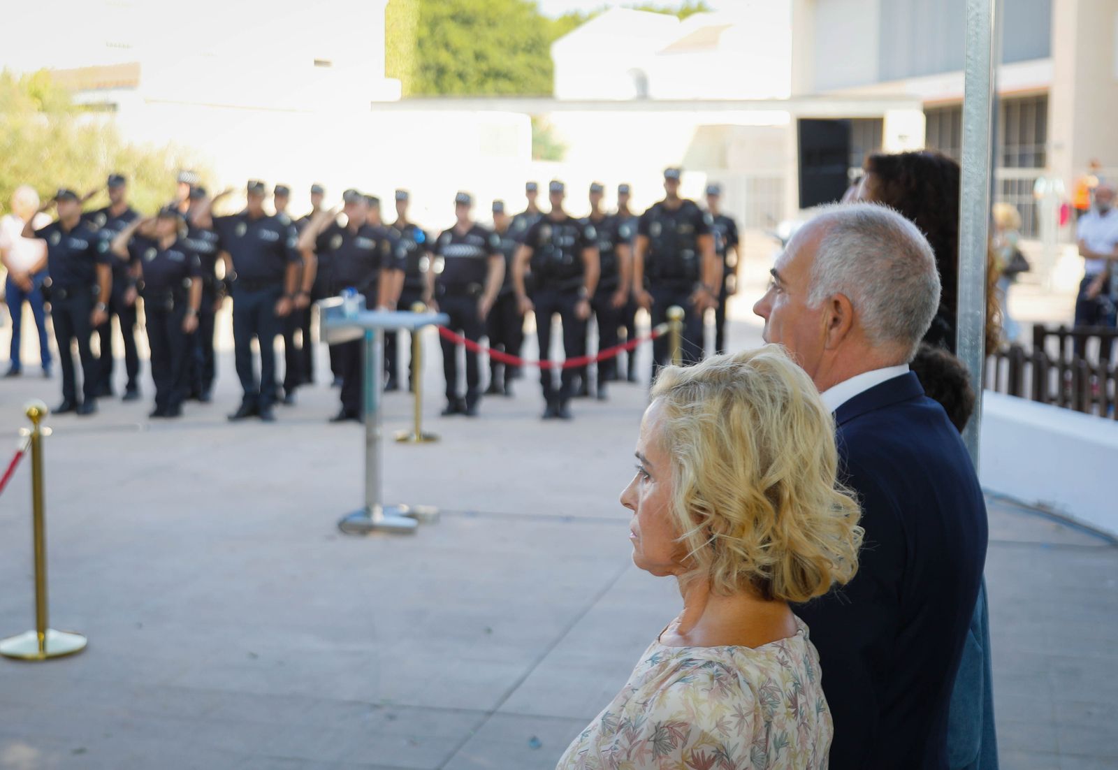 Inauguración de la plaza dedicada al Policía Local Paco Carretero Escribano
