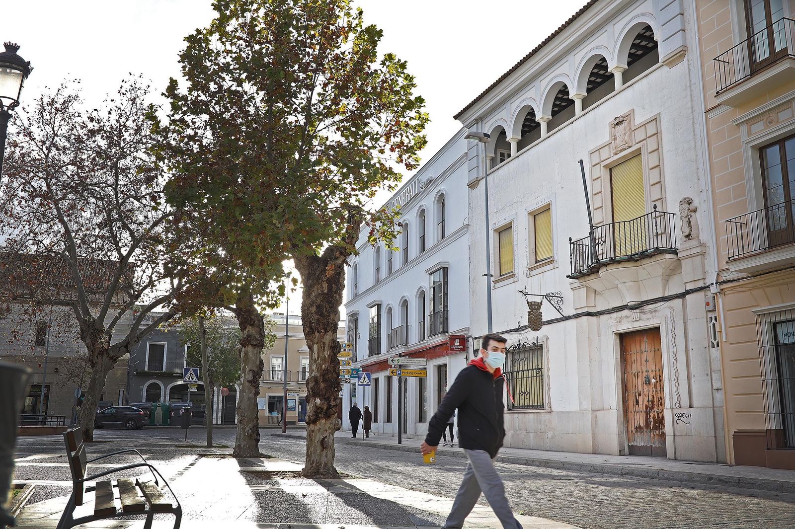 Exterior del Palacio de Borghetto, popularmente llamado Palacio de Garvey , en la plaza del Mamelón.