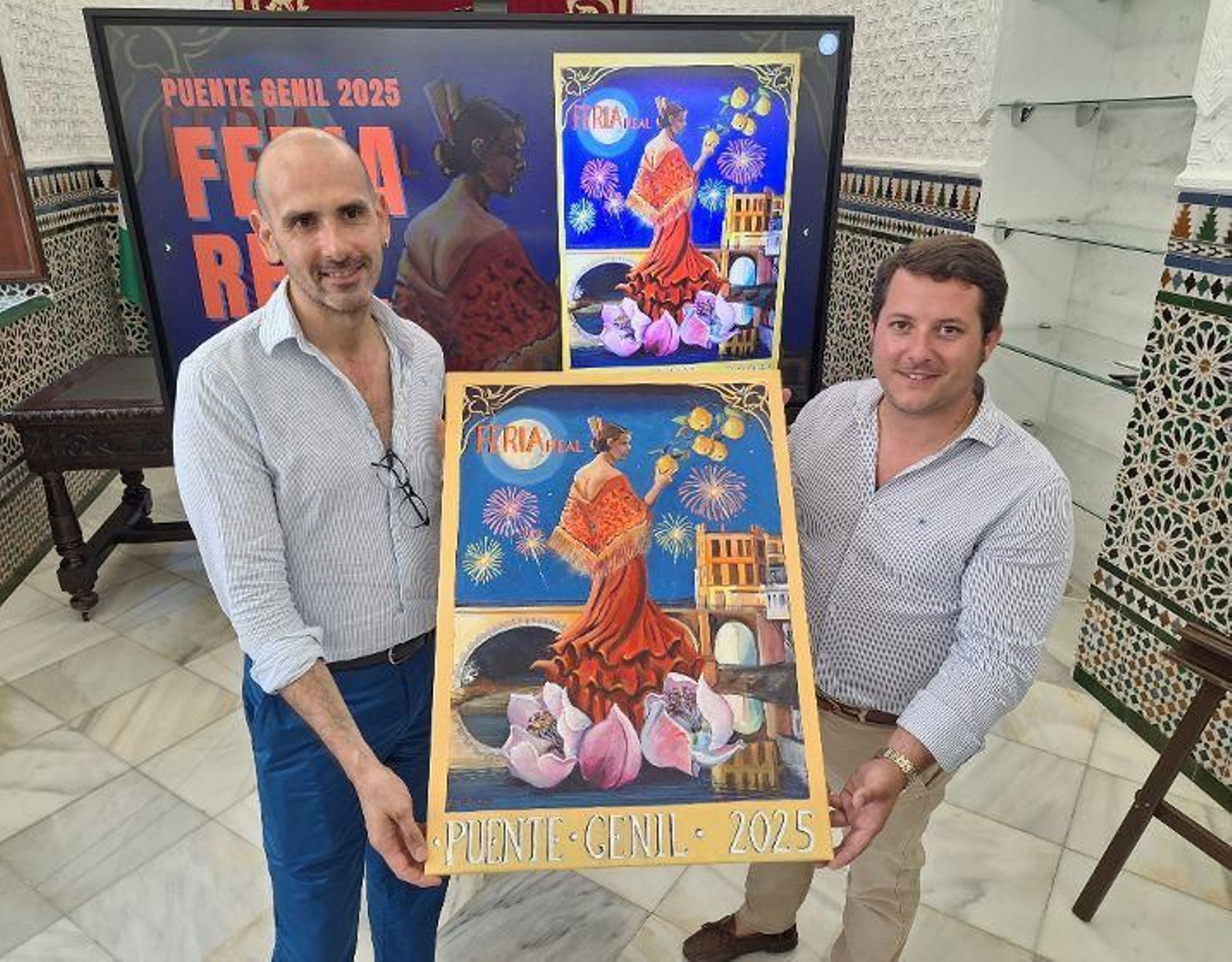 Cartel de la Feria Real de Puente Genil.