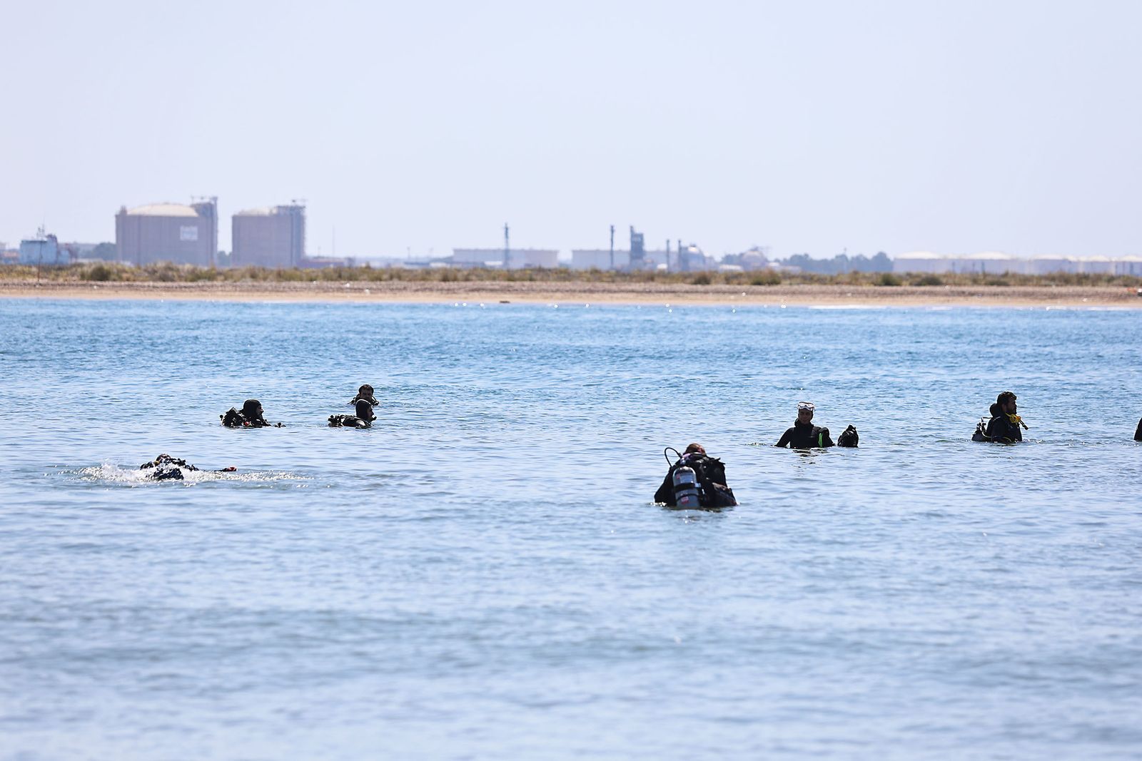 Imágenes de la gran recogida de residuos abandonados en el marco de la octava edición de '1m2 contra la basuraleza'. En la playa de la Canaleta.