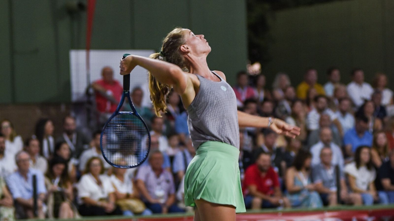 Jessika Ponchet, durante el partido en El Pandero.