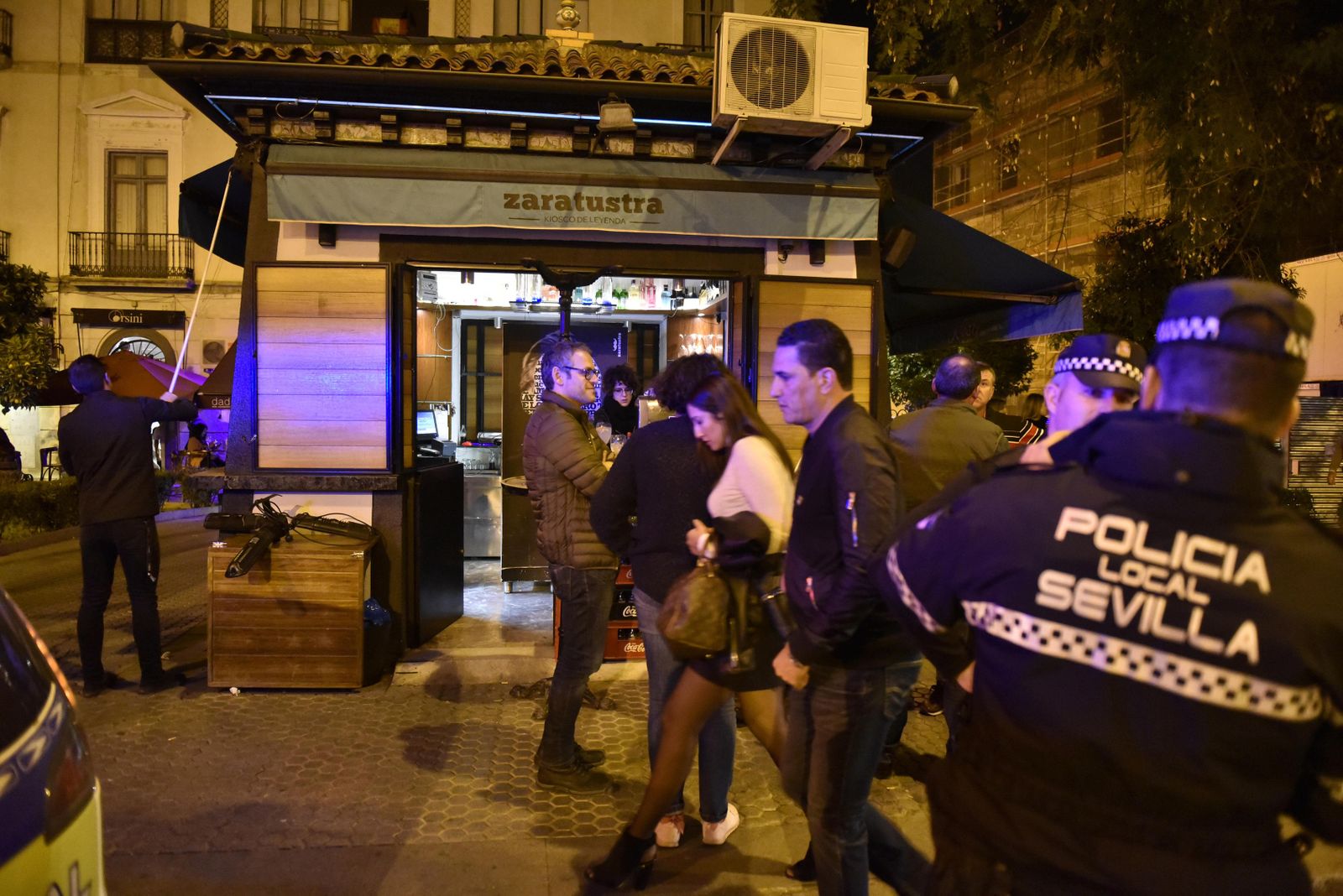 Dispositivo policial contra la movida