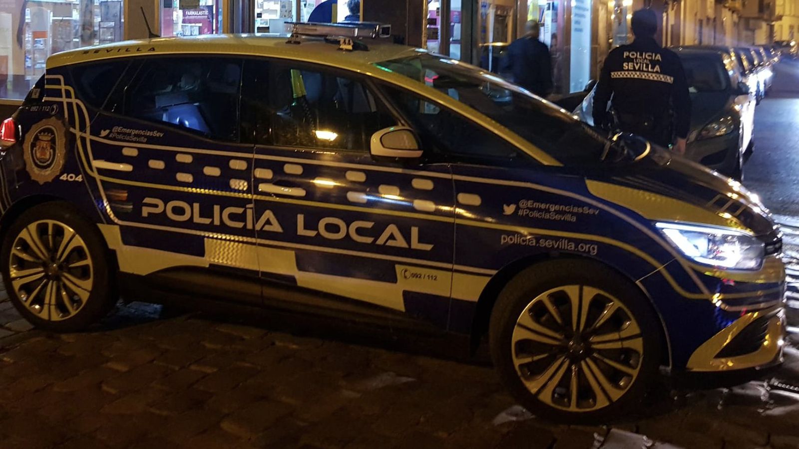 Un patrullero de la Policía Local.