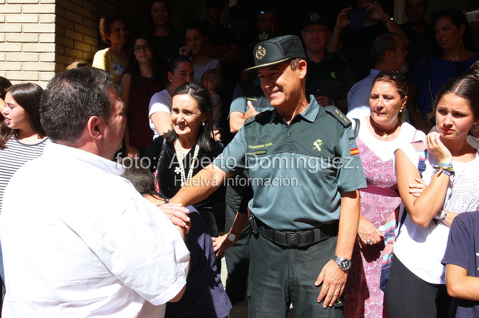 Imágenes de la expedición de Guardias Civiles de Huelva rumbo a Cataluña.