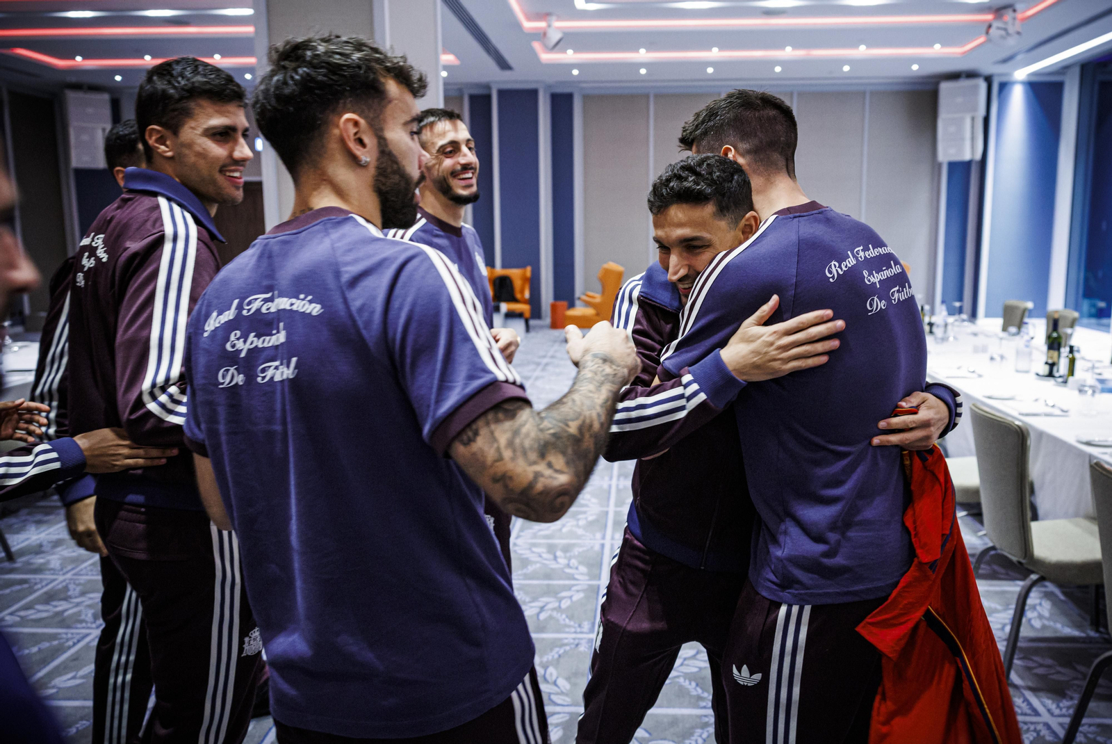 Las fotos de la celebración de Jesús Navas con la selección