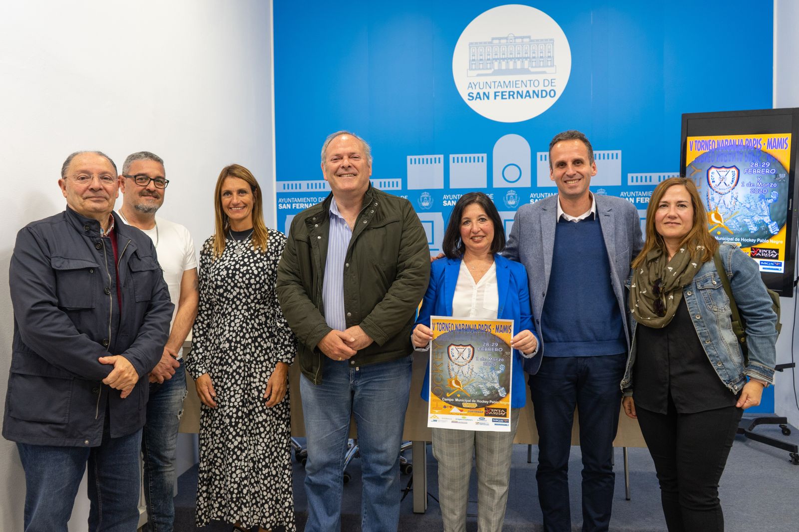 Presentación del torneo de hockey 'Papis & Mamis'.