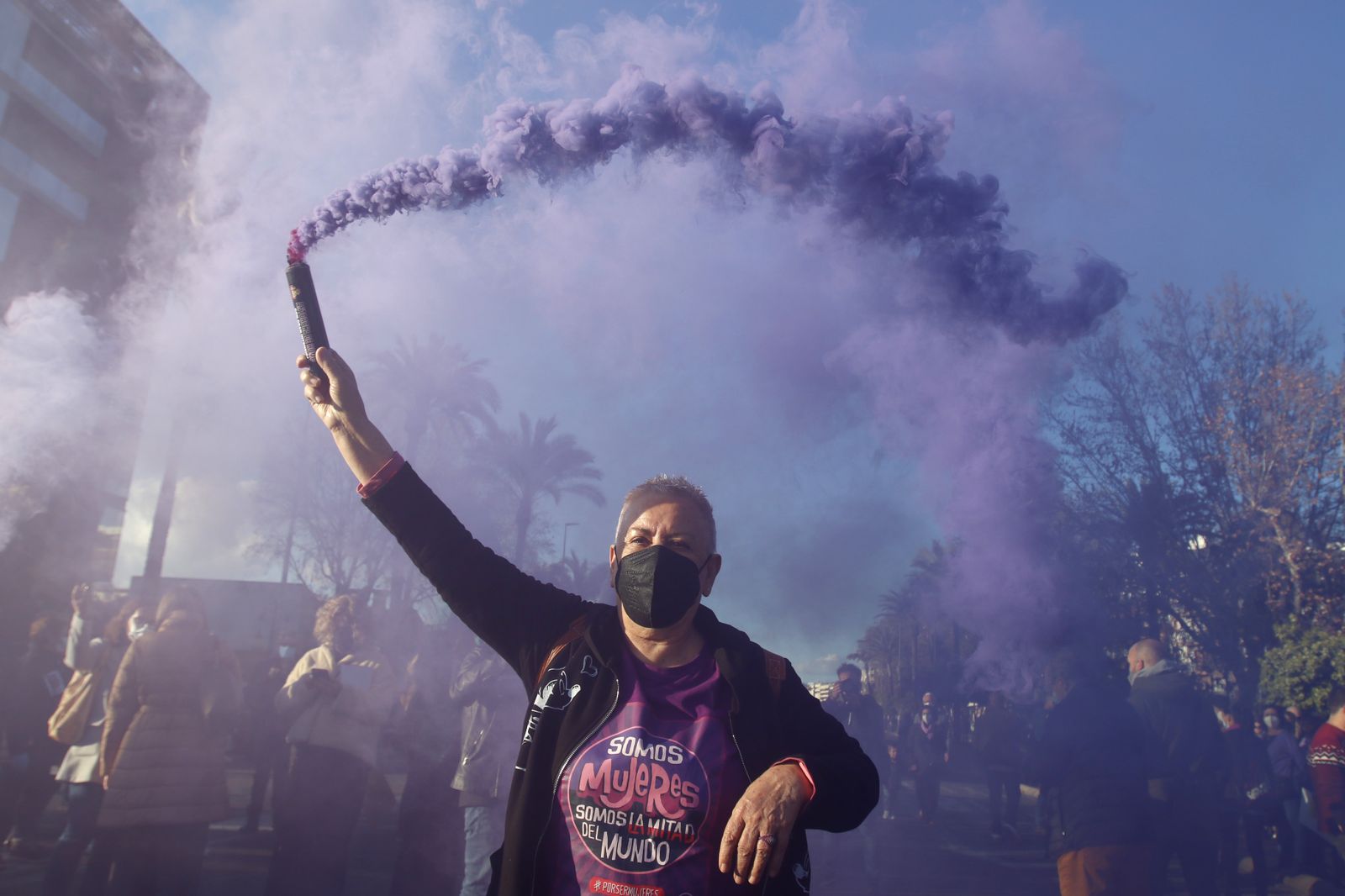 La manifestación del 8M en Córdoba, en fotografías