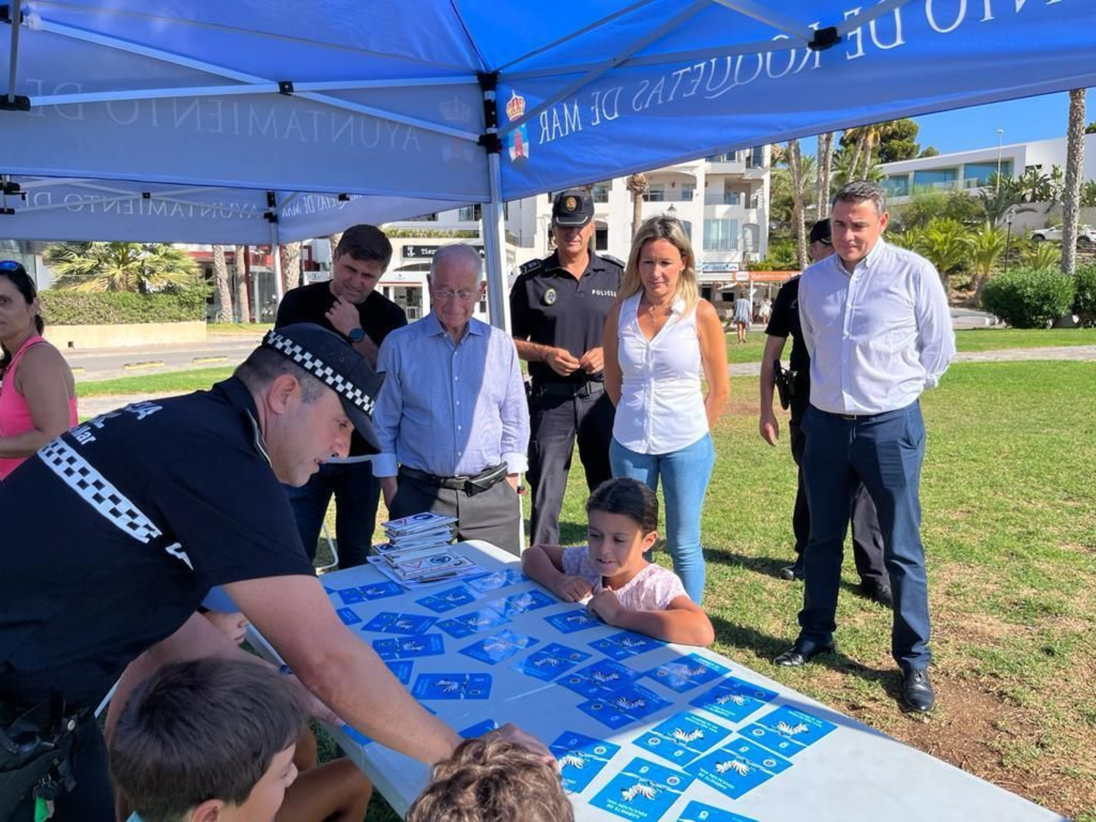 Momento de la visita.