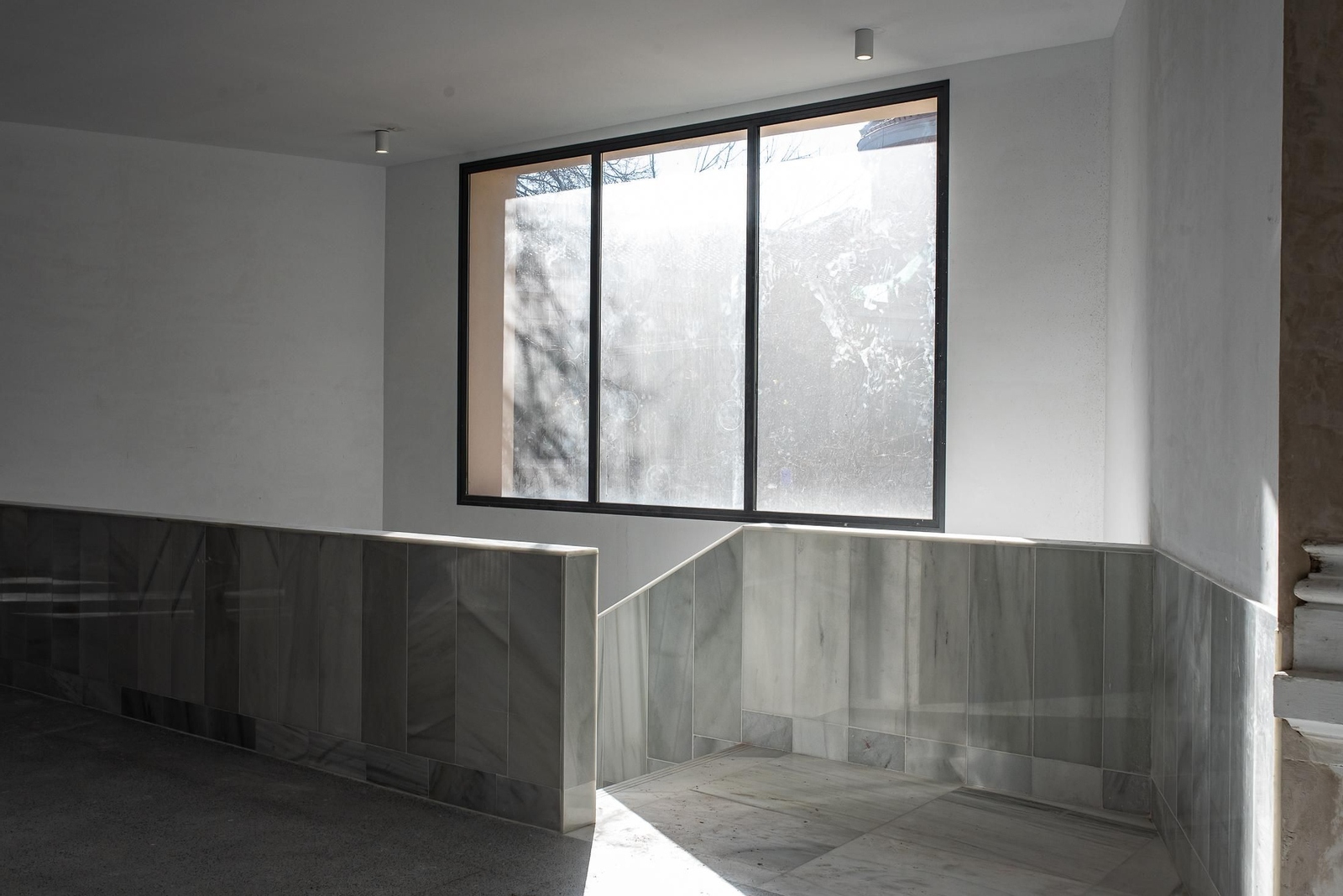 Una visita a las obras del IES La Rábida, en imágenes