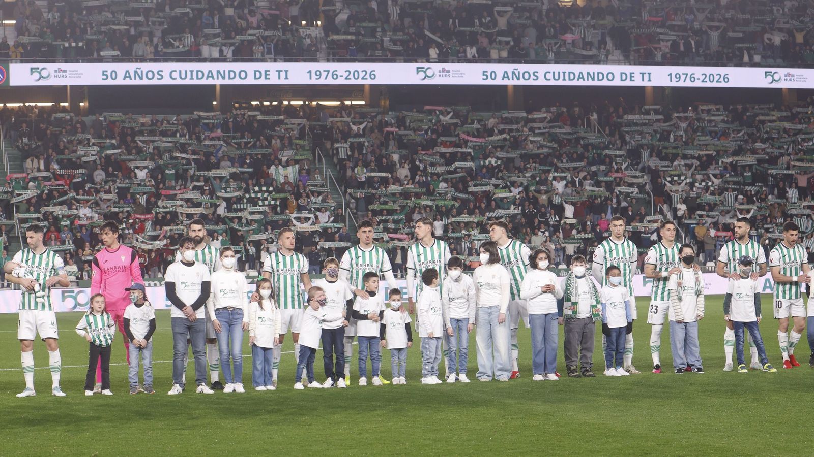 El once inicial del Córdoba CF en su último partido.