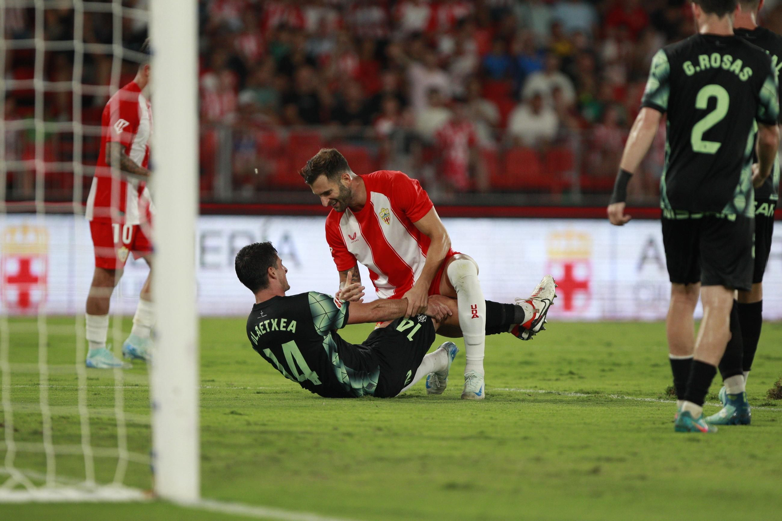 El partido U.D. Almería-Sporting de Gijón, en imágenes