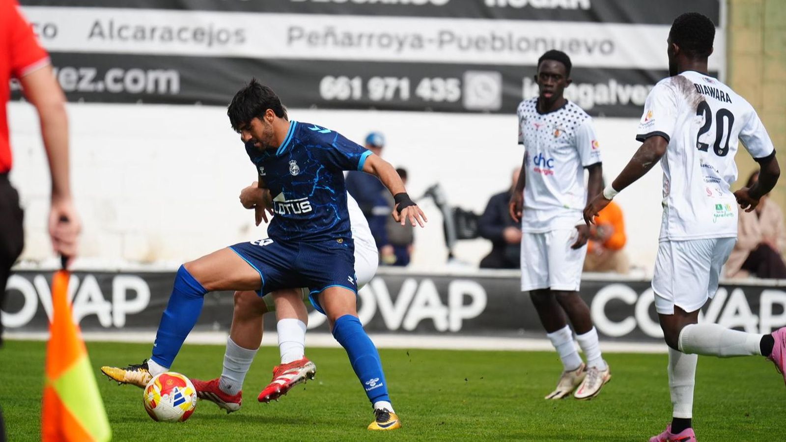 David Muñoz, que se desenvolvió como exterior zurdo